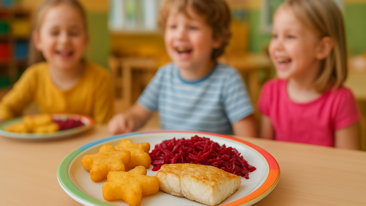 Zdrowy lunch dla dzieci w przedszkolu Paprotka w Opolu